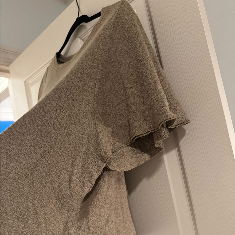 Madewell Texture & Thread Flutter Sleeve Top - image 4